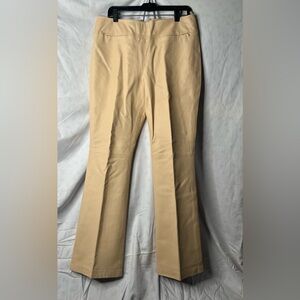 Vintage Women’s 100% Leather Pants-Size 12-pale yellow.